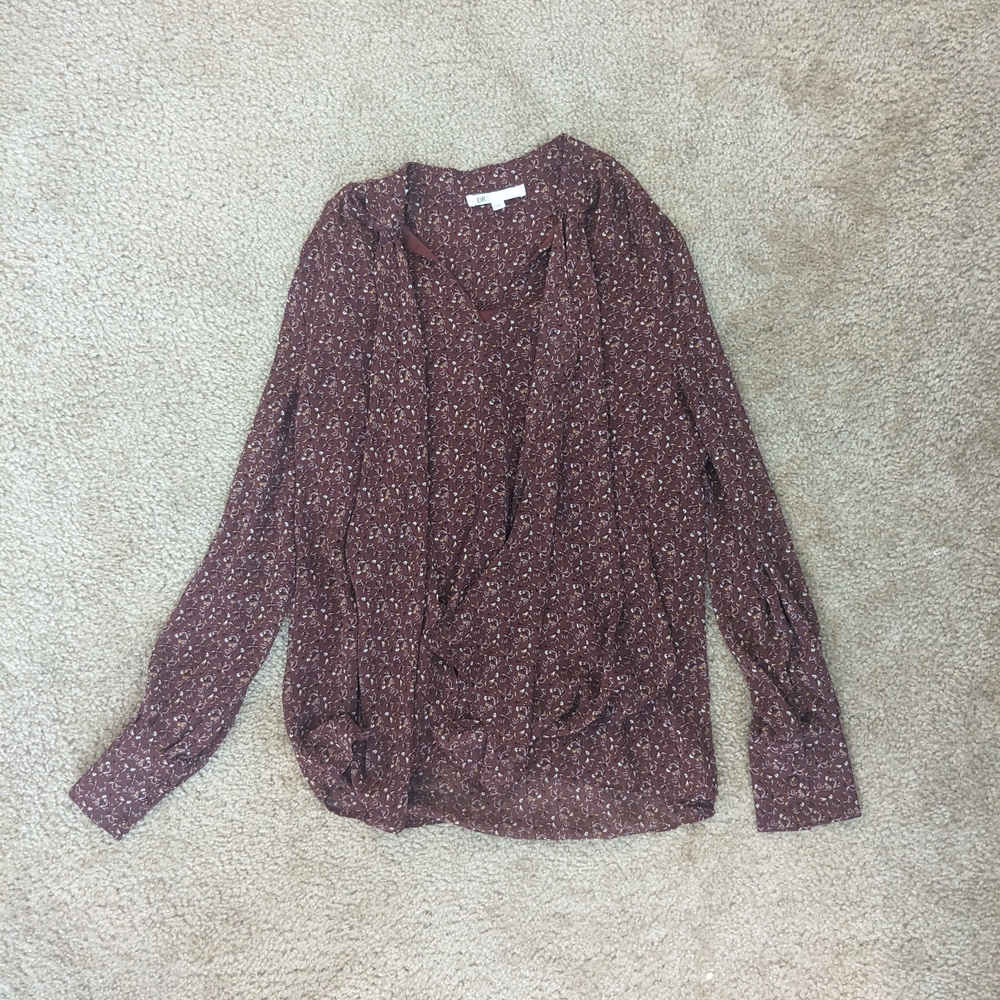 Women's Brown Patterned Sweater